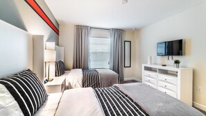 4 slaapkamers, individueel gedecoreerd, individueel gemeubileerd