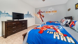 7 habitaciones, decoración personalizada y muebles diferentes 