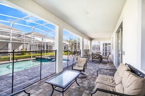 Outdoor pool - Fs9563ha - Champions Gate Resort - 9 Bed 5 Baths Villa (Davenport)