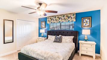 4 bedrooms, individually decorated, individually furnished