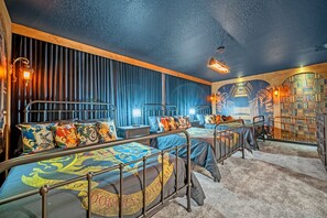 9 Schlafzimmer, individuell dekoriert, individuell eingerichtet