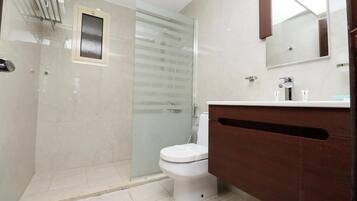 Free toiletries, slippers, towels, toilet paper