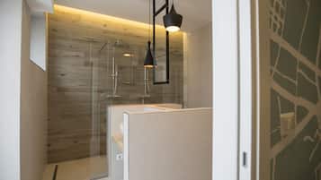 Luxury-Doppelzimmer, Stadtblick | Badezimmer