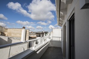 Superior tweepersoonskamer, uitzicht op de stad | Terras