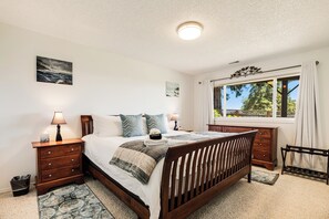 2 makuuhuonetta, silitysrauta/-lauta, vauvan matkasänky, ilmainen Wi-Fi