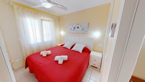 2 bedrooms, iron/ironing board, free WiFi, bed sheets