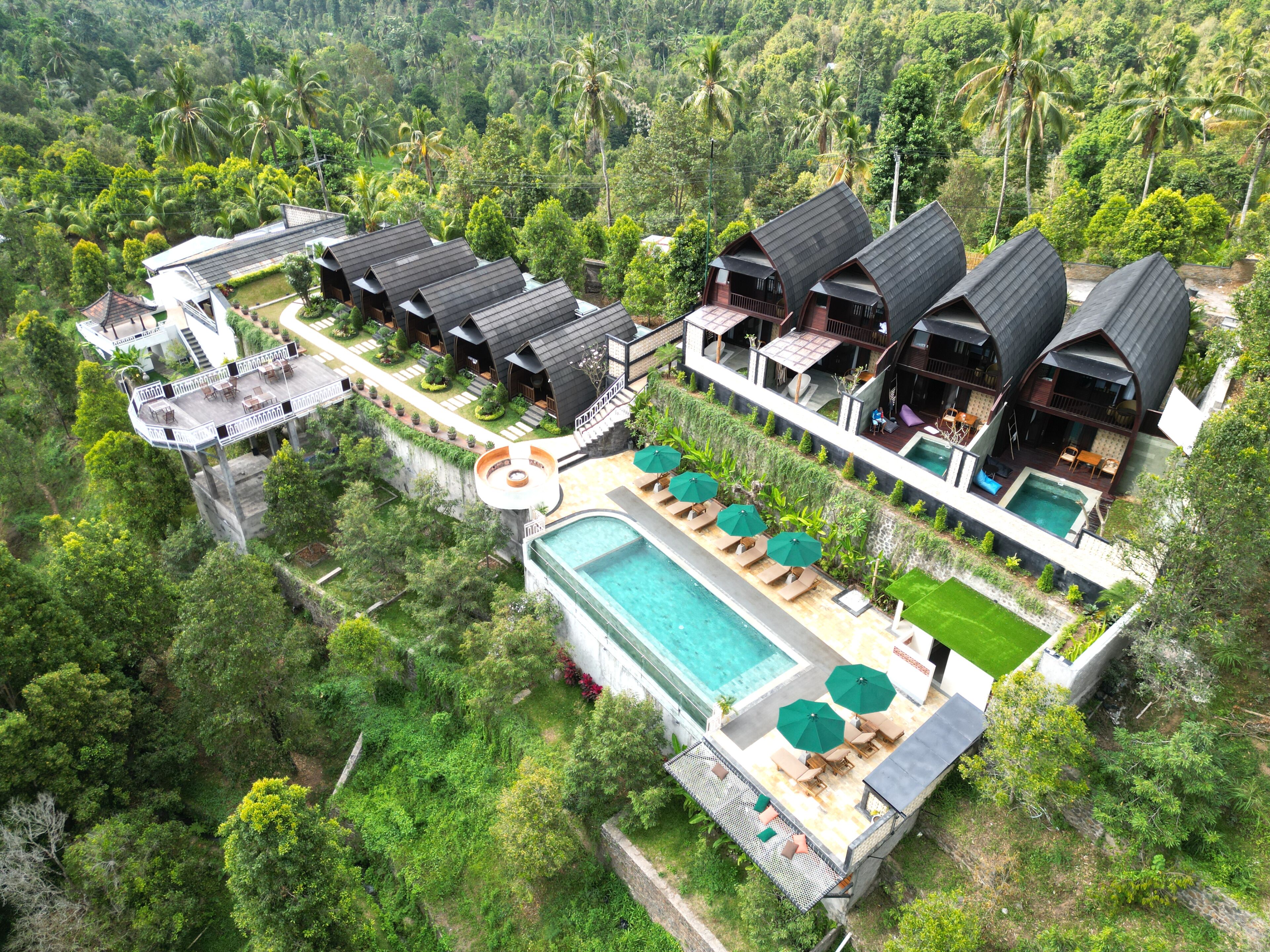 Façade de l’hébergement