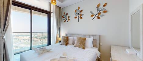 Apartment, 2 Bedrooms, Pool Access | 2 bedrooms, bed sheets