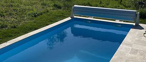 Piscine extérieure, piscine chauffée