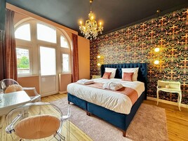 特级套房, 城市景观 | 1 多间卧室、高档床上用品、加厚床垫、隔音