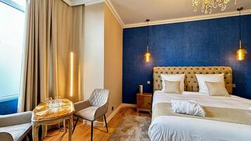 Luxury Suite, City View | 1 bedroom, premium bedding, pillow-top beds, soundproofing