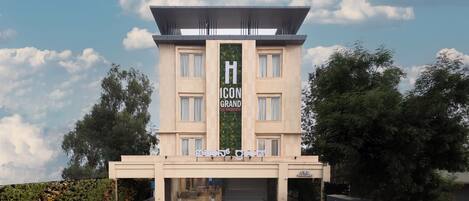 Façade de l’hébergement