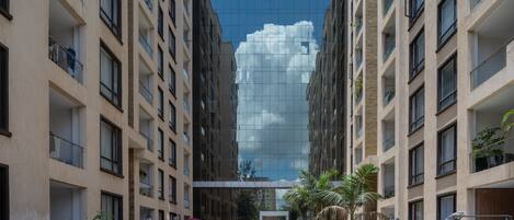 Voorkant van accommodatie