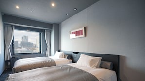 ห้องสแตนดาร์ดทวิน, ปลอดบุหรี่, วิวอ่าว | โต๊ะทำงาน, Wi-Fi ฟรี, ผ้าปูที่นอน