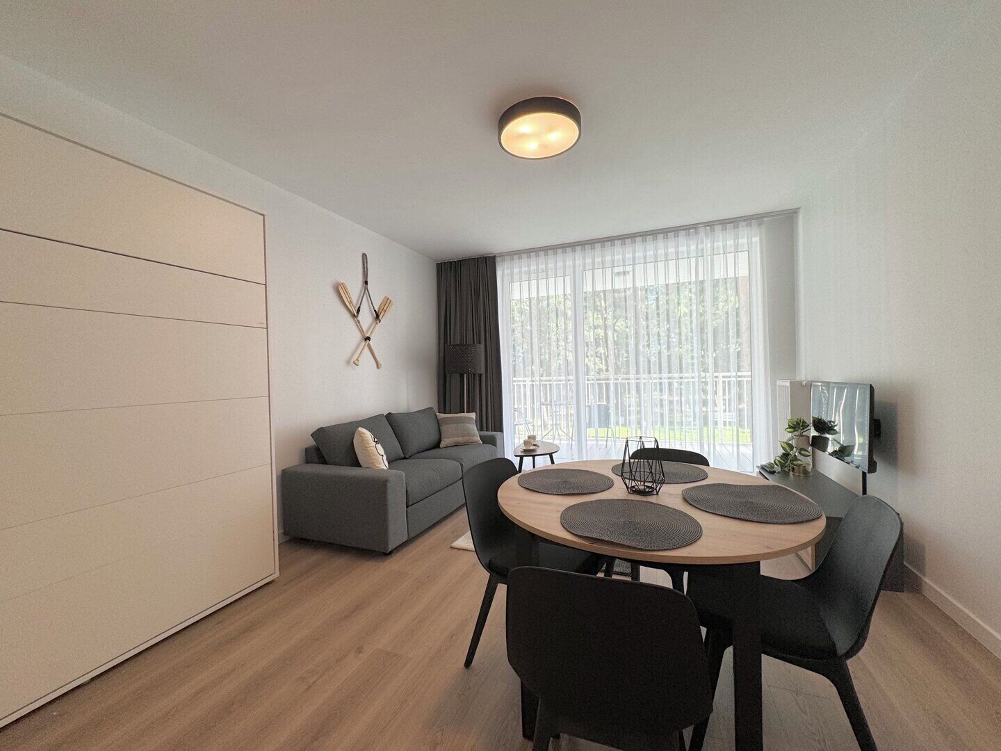 Classic-studiosuite - 1 soveværelse - ikke-ryger - balkon | Allergivenligt sengetøj, individuelt design, individuel indretning