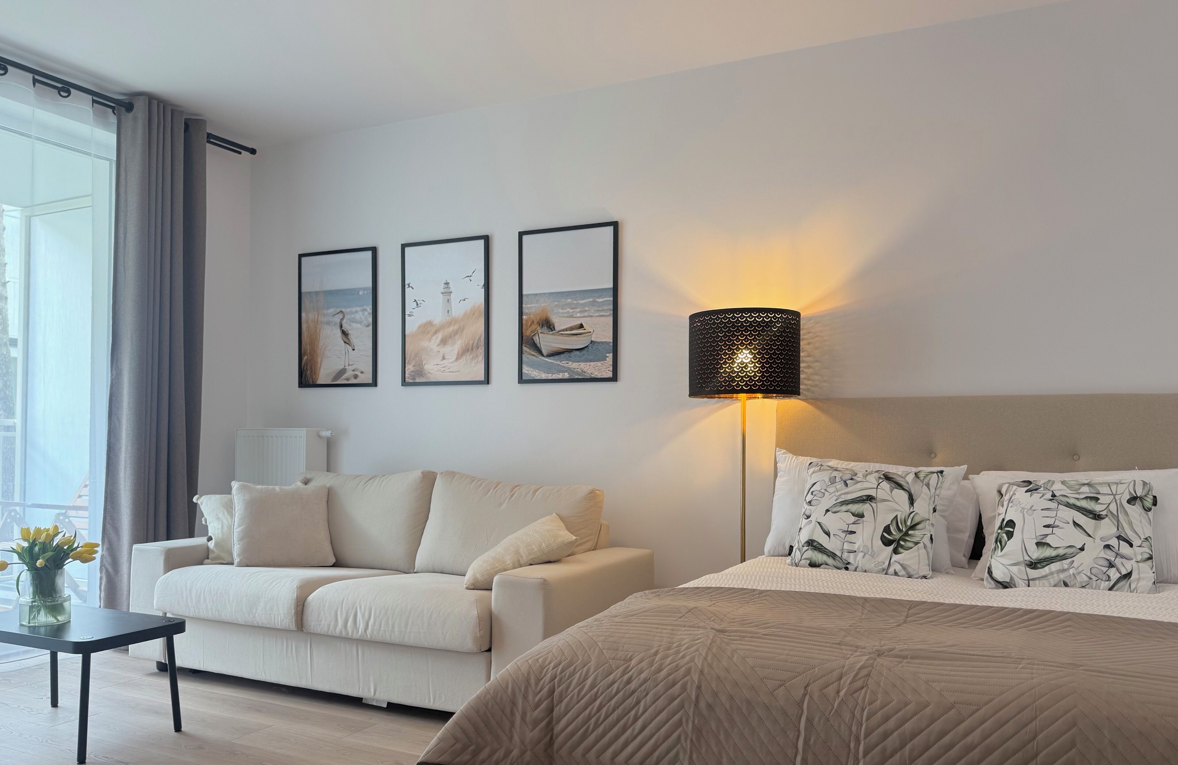 Suite monolocale Standard, 1 letto queen con divano letto, balcone | Biancheria da letto ipoallergenica, con stile personalizzato