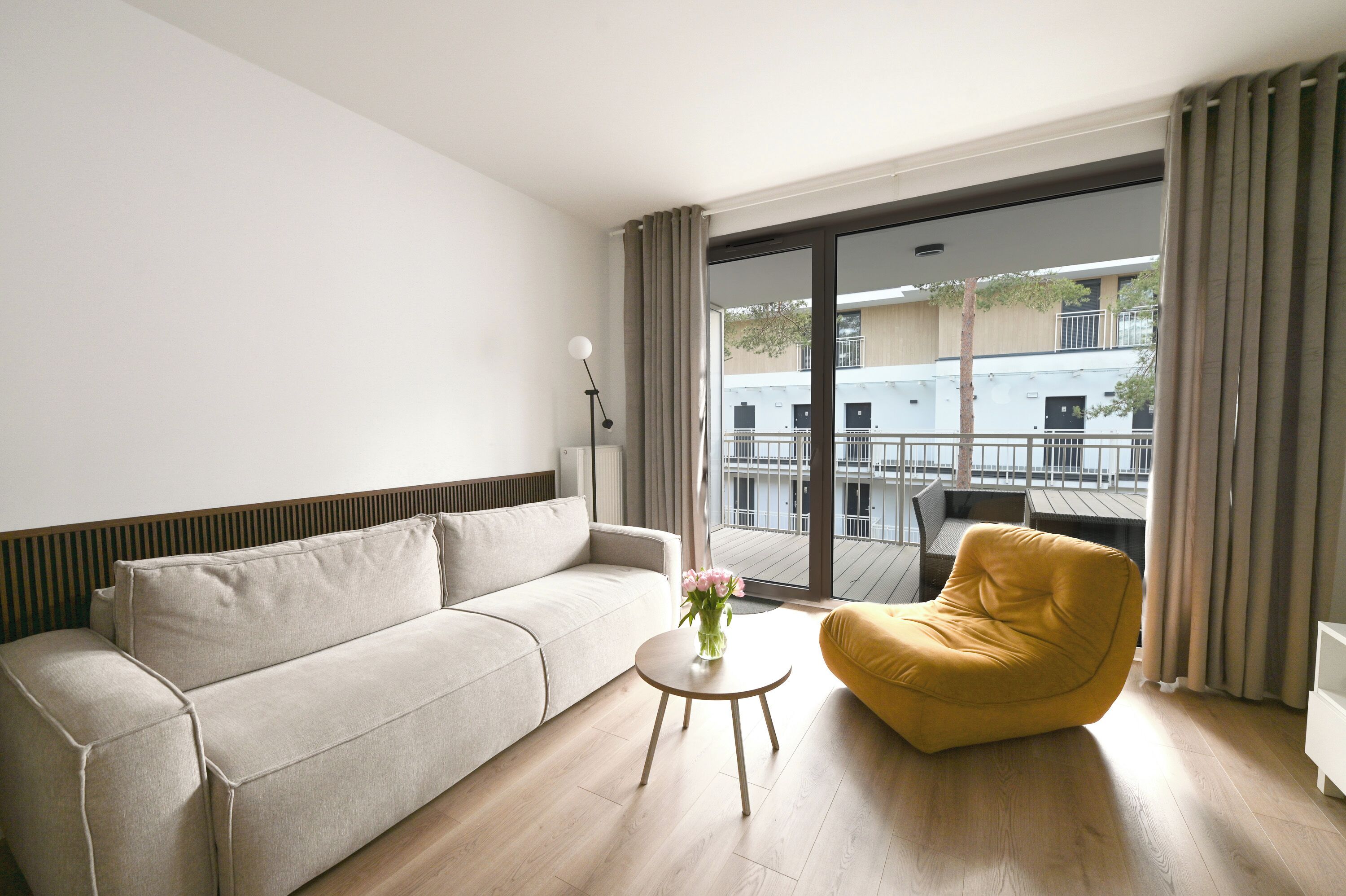 デラックス アパートメント | 低刺激性寝具、客室ごとに異なる装飾、客室ごとに異なるインテリア、ノートパソコン用作業スペース