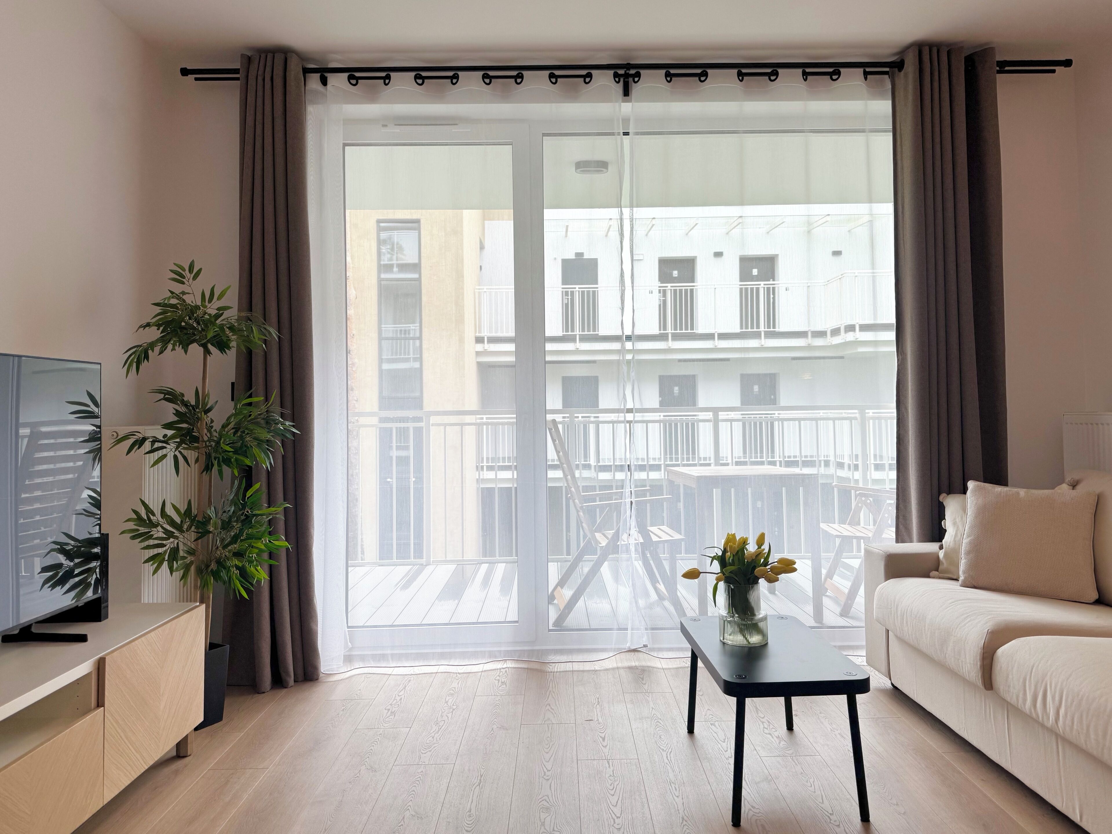 Standard Apartment, 1 Double Bed with Sofa bed, Balcony | Hypo-allergenic bedding, individually decorated, individually furnished