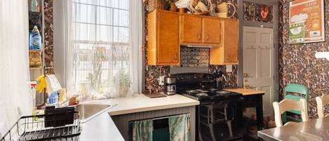 Microwave, oven, stovetop