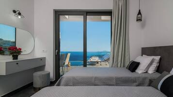 Vila, 2 kamar tidur, patio, pemandangan kebun | 3 kamar tidur dan kedap suara