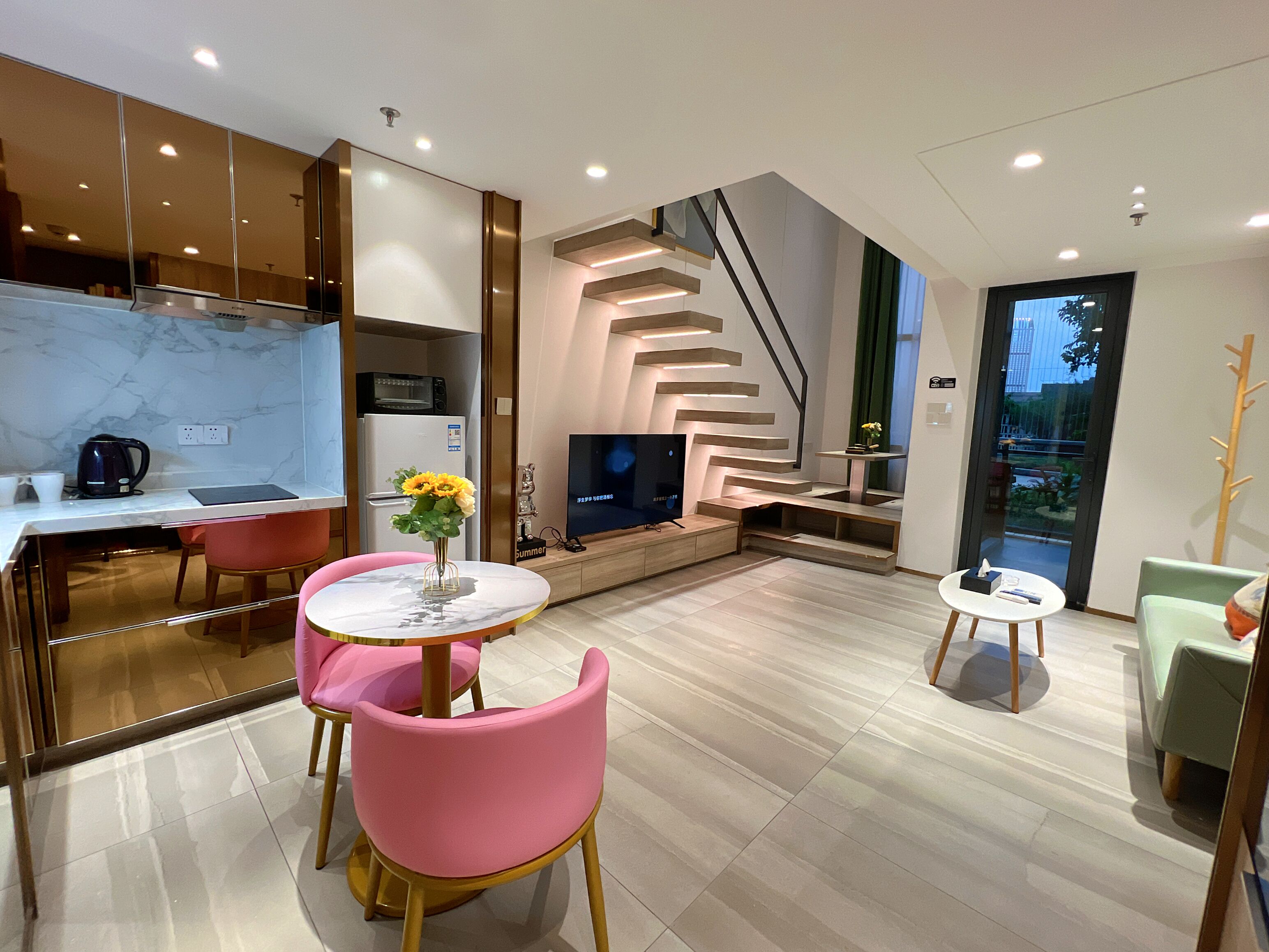 Family Loft | Living area | 50-inch Smart TV with cable channels, pay movies