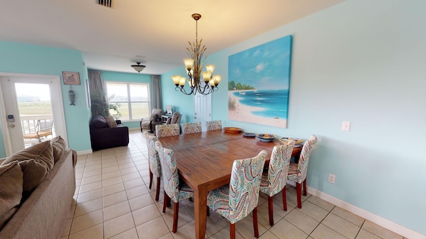 Dining - Brighter Outlook I | 5BR Fort Morgan Beach Retreat | Pet-Friendly | Gulf View (GUlf Shores)