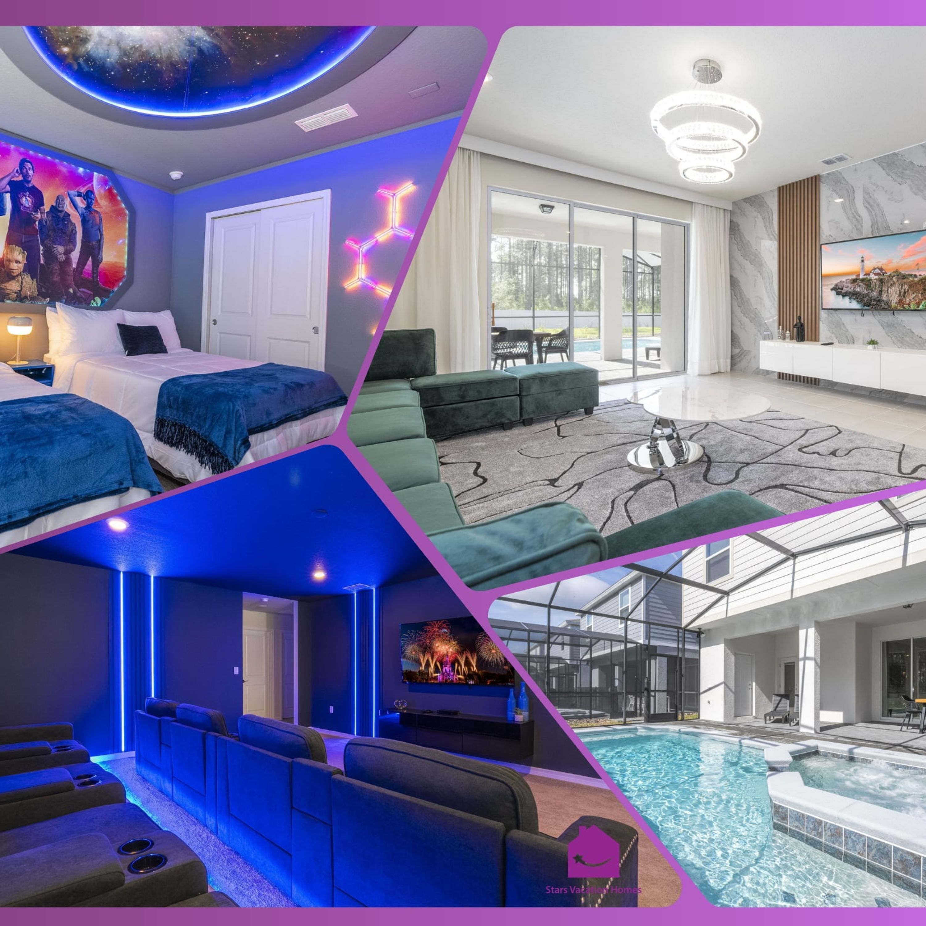 House | 6 bedrooms, iron/ironing board, Internet