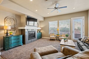Townhome, 4 Bedrooms | Living area | Smart TV, DVD player