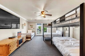 5 bedrooms, iron/ironing board, travel cot, free WiFi