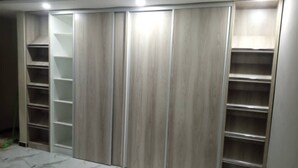 A room with a large wardrobe featuring multiple shelves and hanging space. - This 4 bed 3 full bath a big living room, nice kitchen located in Chililabombwe  (Chililabombwe)
