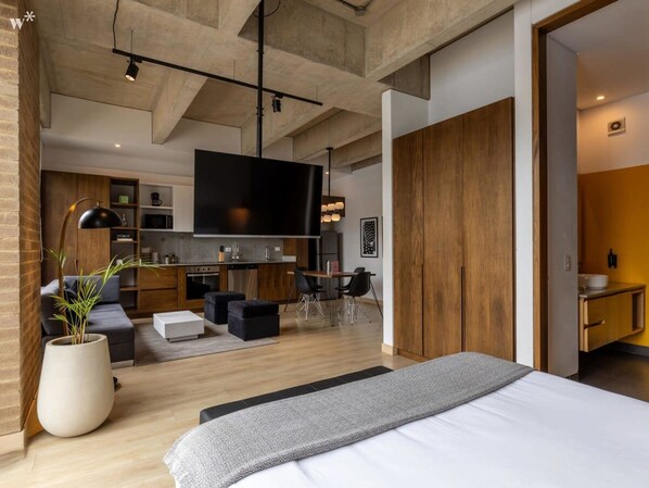 1 bedroom, Internet - w Cool Loft in Parque 93 (Bogotá)