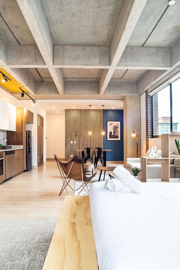 Apartment | 1 bedroom, Internet - w Bright 1BR in Parque 93 (Bogotá)