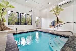 Piscine couverte, piscine chauffée