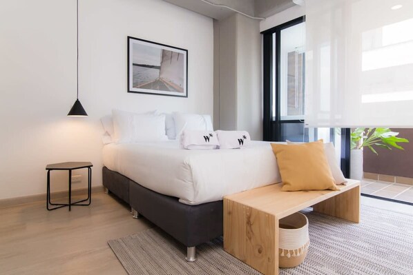 Apartment | 1 bedroom, Internet - w Modern Loft in Laureles (Medellín)