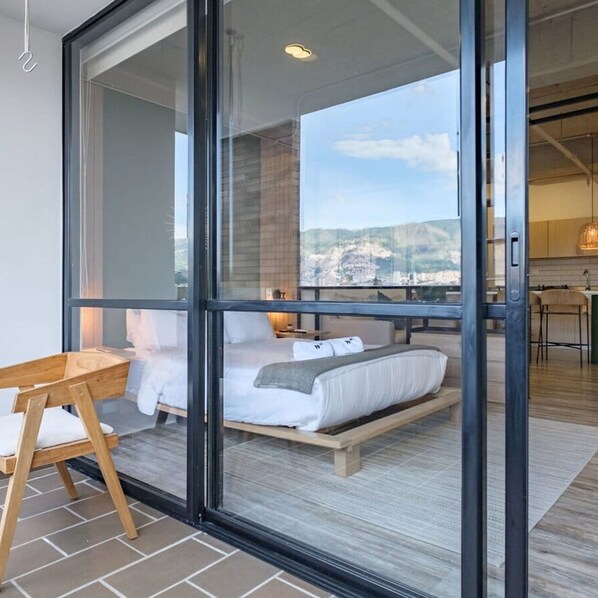 Apartment, Accessible | 1 bedroom, Internet - w Beautiful Loft With Balcony in Laureles (Medellín)