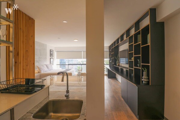 Leilighet | 1 soverom, strykejern/-brett og internett