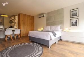 Apartamento | 1 dormitorio, tabla de planchar con plancha, Internet