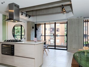 Apartment | 3 bedrooms, iron/ironing board - w Beautiful 3BR w/ AC in Laureles (Medellín)