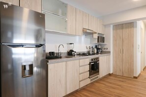 Apartment | 2 bedrooms, iron/ironing board, Internet - w Spacious 2BR in Miraflores (Lima)