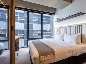 Apartment | 1 bedroom, bed sheets - w Modern Loft in Unique Building (Bogotá)