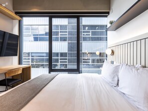 Apartment | 1 bedroom, bed sheets - w Modern Loft in Unique Building (Bogotá)