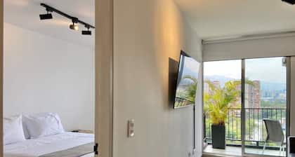 w Modern 1BR With Terrace at Poblado