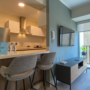 Leilighet | 1 soverom og internett