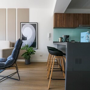 Lejlighed | 1 soveværelse, skrivebord, strygejern/strygebræt, internet