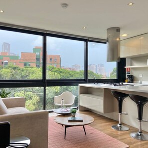 Apartment | 1 bedroom, desk, Internet - w Captivating 1BR in El Poblado (Medellín)