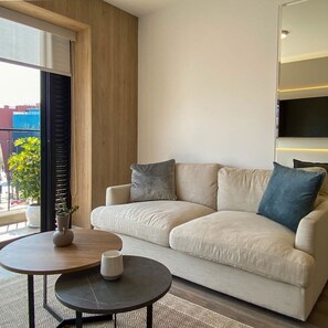 1 bedroom, iron/ironing board, Internet - w Comfortable 1BR w Modern Balcony in San Isidro (Lima)