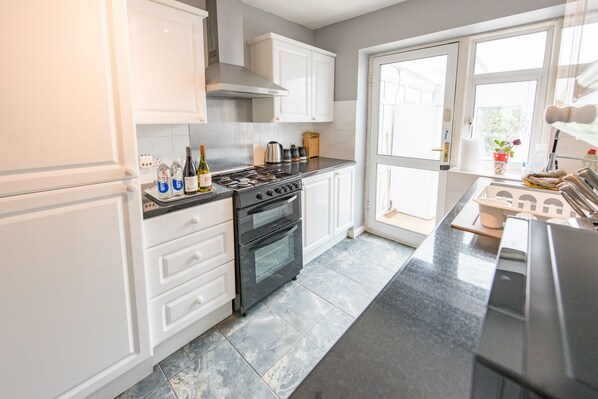 Microwave, oven, stovetop, toaster