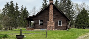 Rustic Log Cabin Woodland Retreat