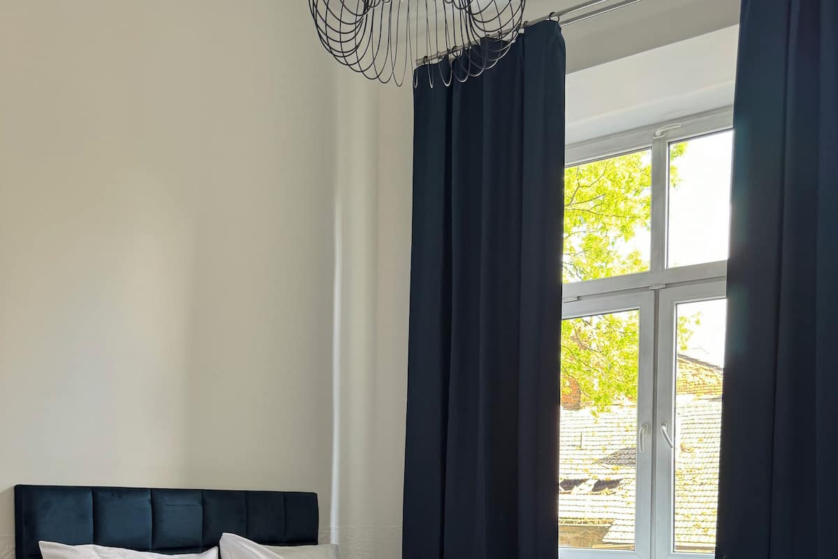 Hypo-allergenic bedding, pillow-top beds, laptop workspace