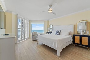 Condo, várias camas (SeaSpray East 825-Gulf Front) | 3 quartos, ferros/tábuas de passar roupa, Wi-Fi